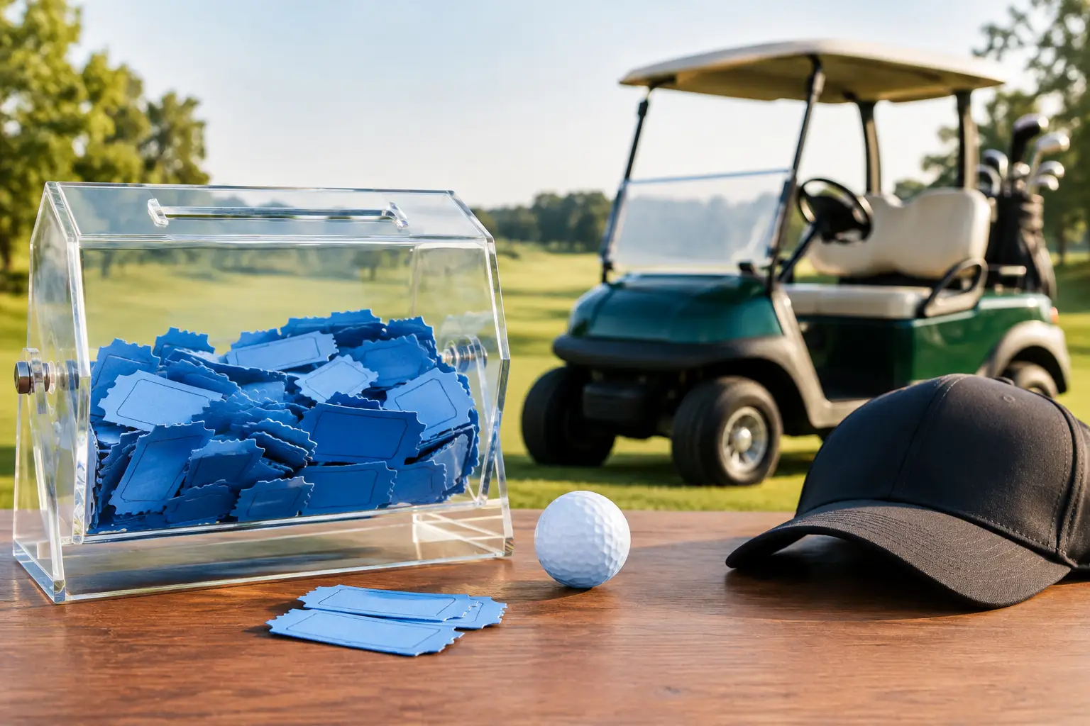 Golf Cart Raffle Tickets That Support Readiness